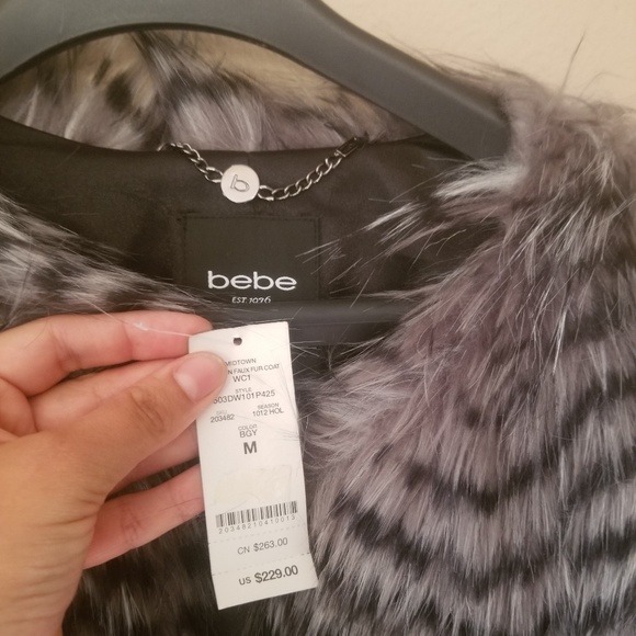 Faux fur Bebe jacket - Picture 3 of 3